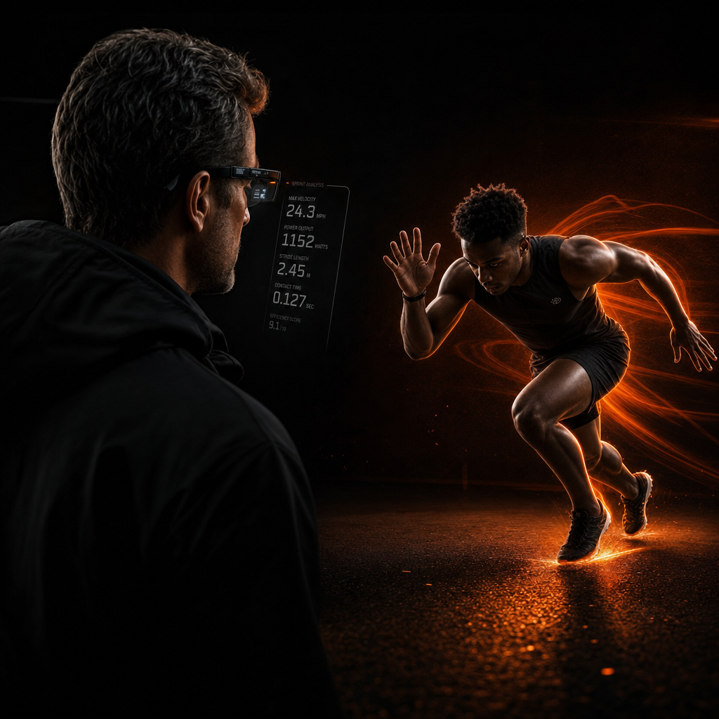 Capture — Sessions are recorded in the moment—on the field, court, course, or studio floor. Nothing about coaching changes; the moment is simply preserved.